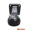 Enganche de bola K80 agrícola homologado medio tonelaje 120x120 diámetro 80 
